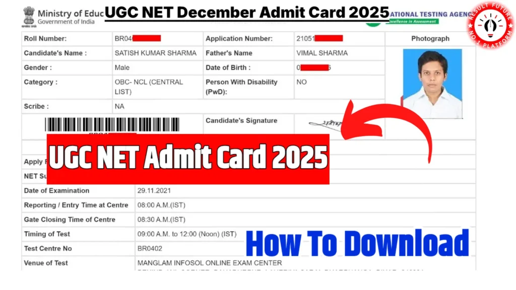 UGC NET Admit Card 2025