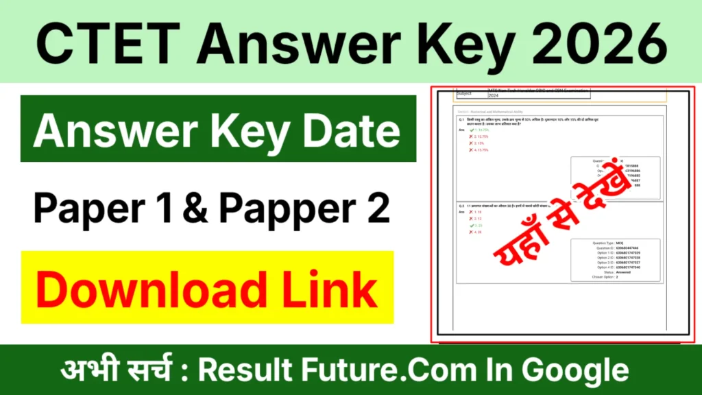 CTET Answer Key 2026