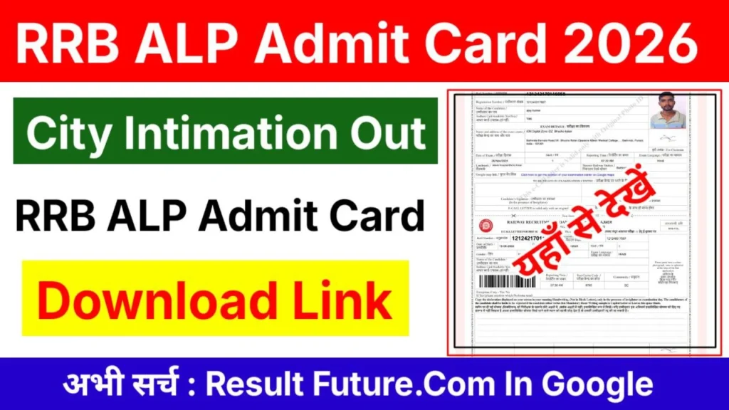 RRB ALP Admit Card 2026