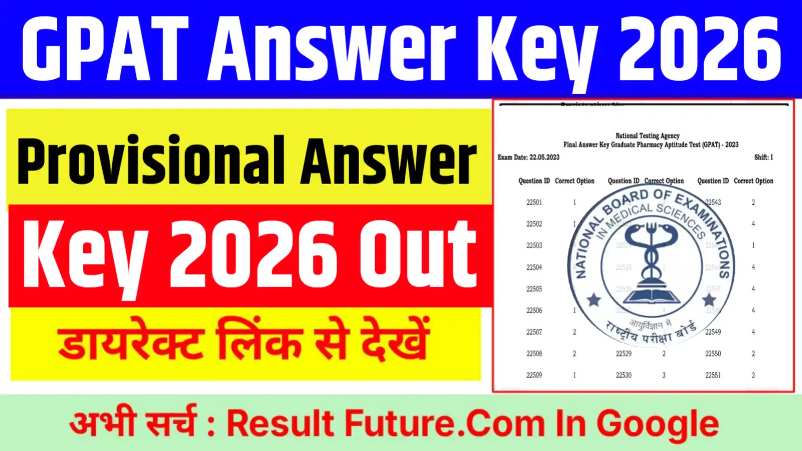 GPAT Answer Key 2026