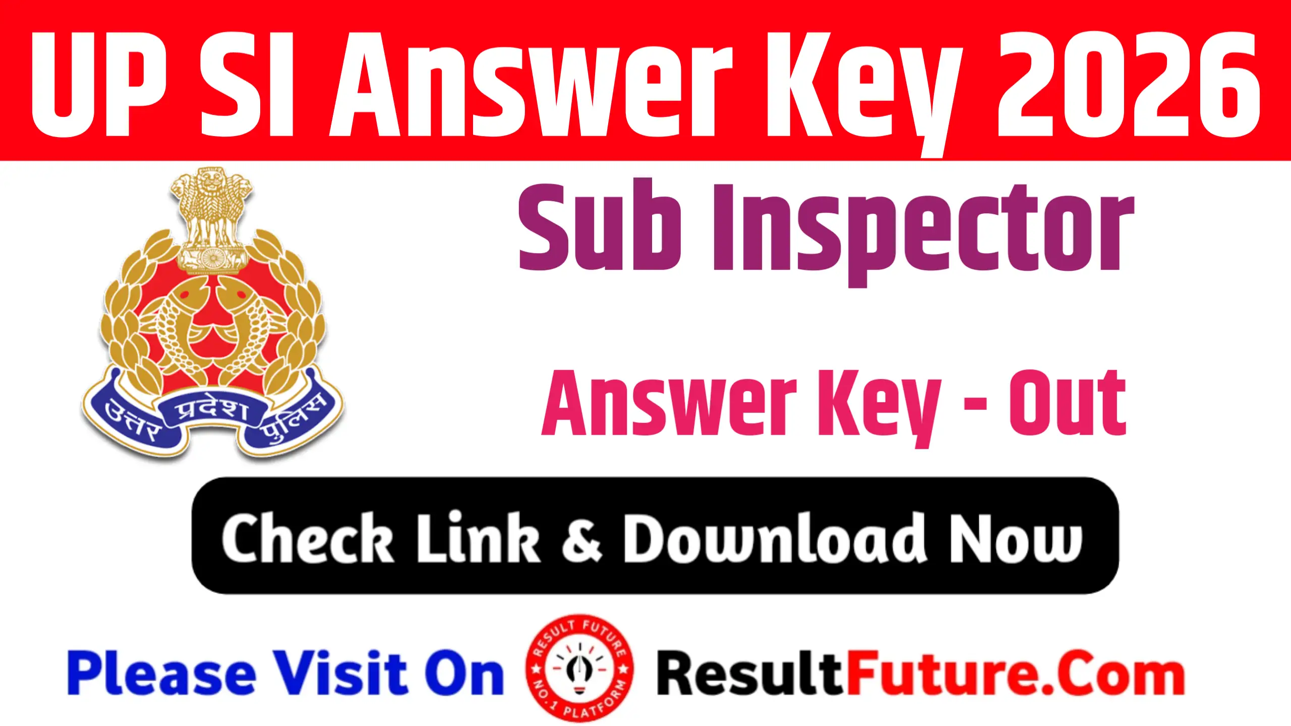 UP SI Answer Key 2026