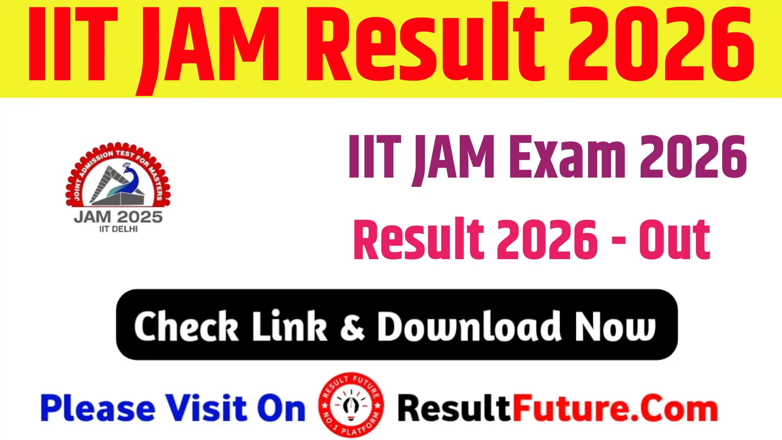 IIT JAM Result 2026