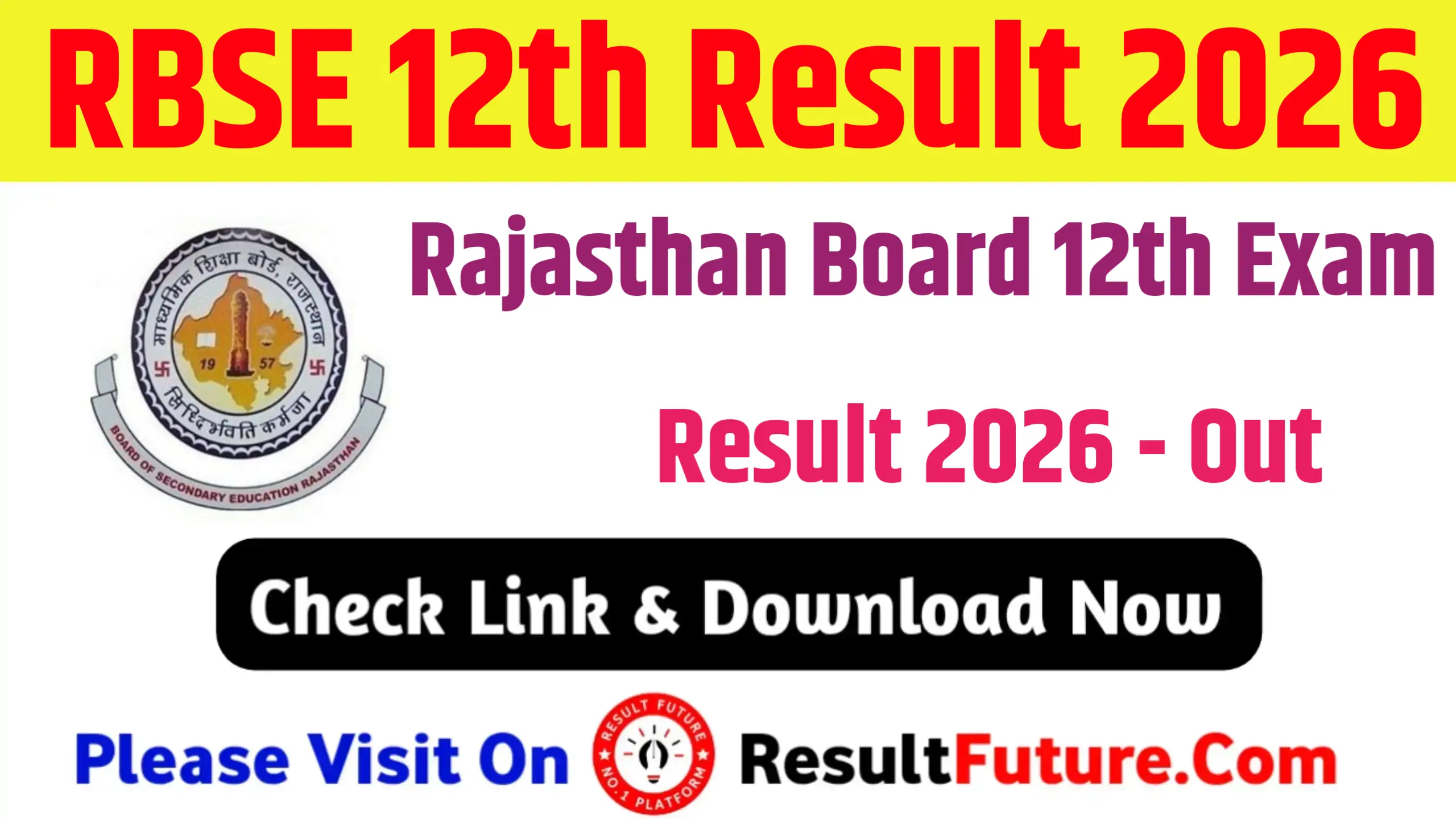 RBSE 12th Result 2026