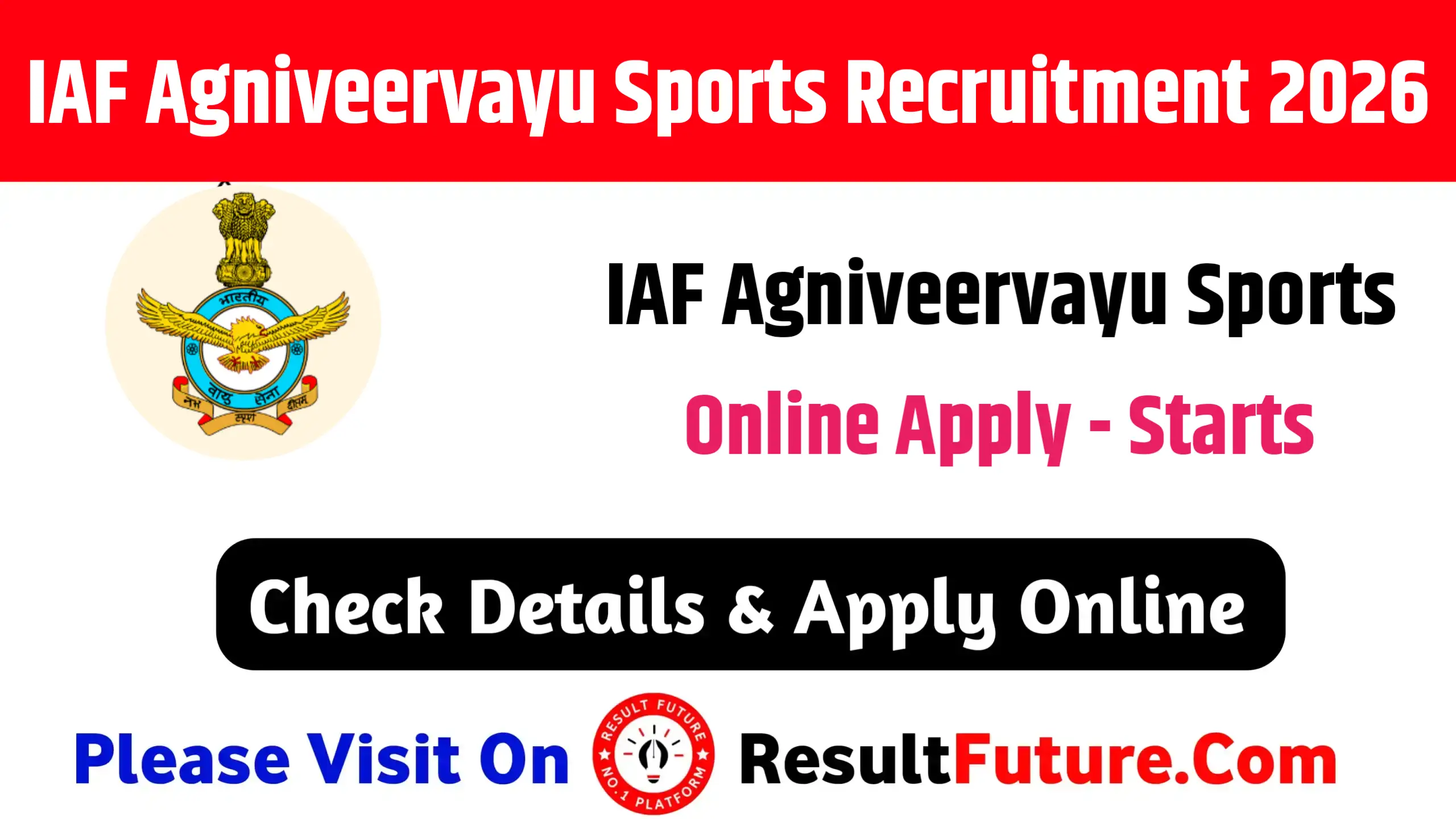 IAF Agniveervayu Sports Recruitment 2026