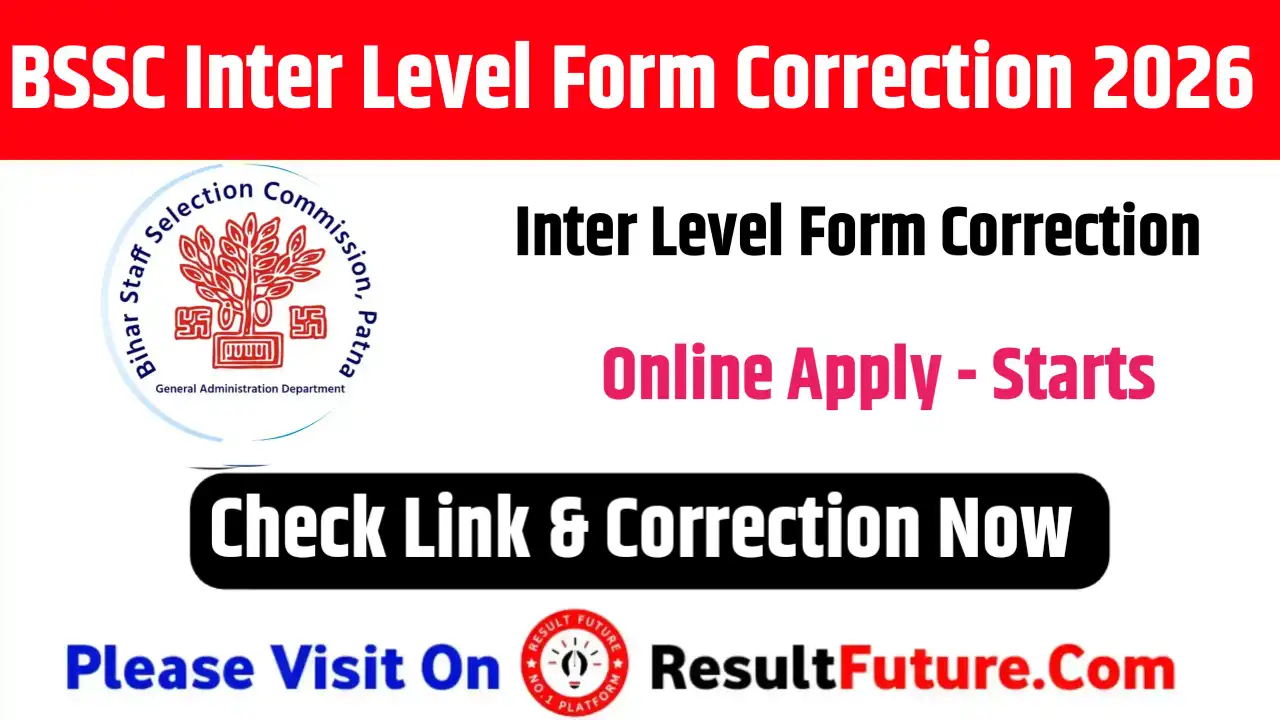 BSSC Inter Level Form Correction 2026