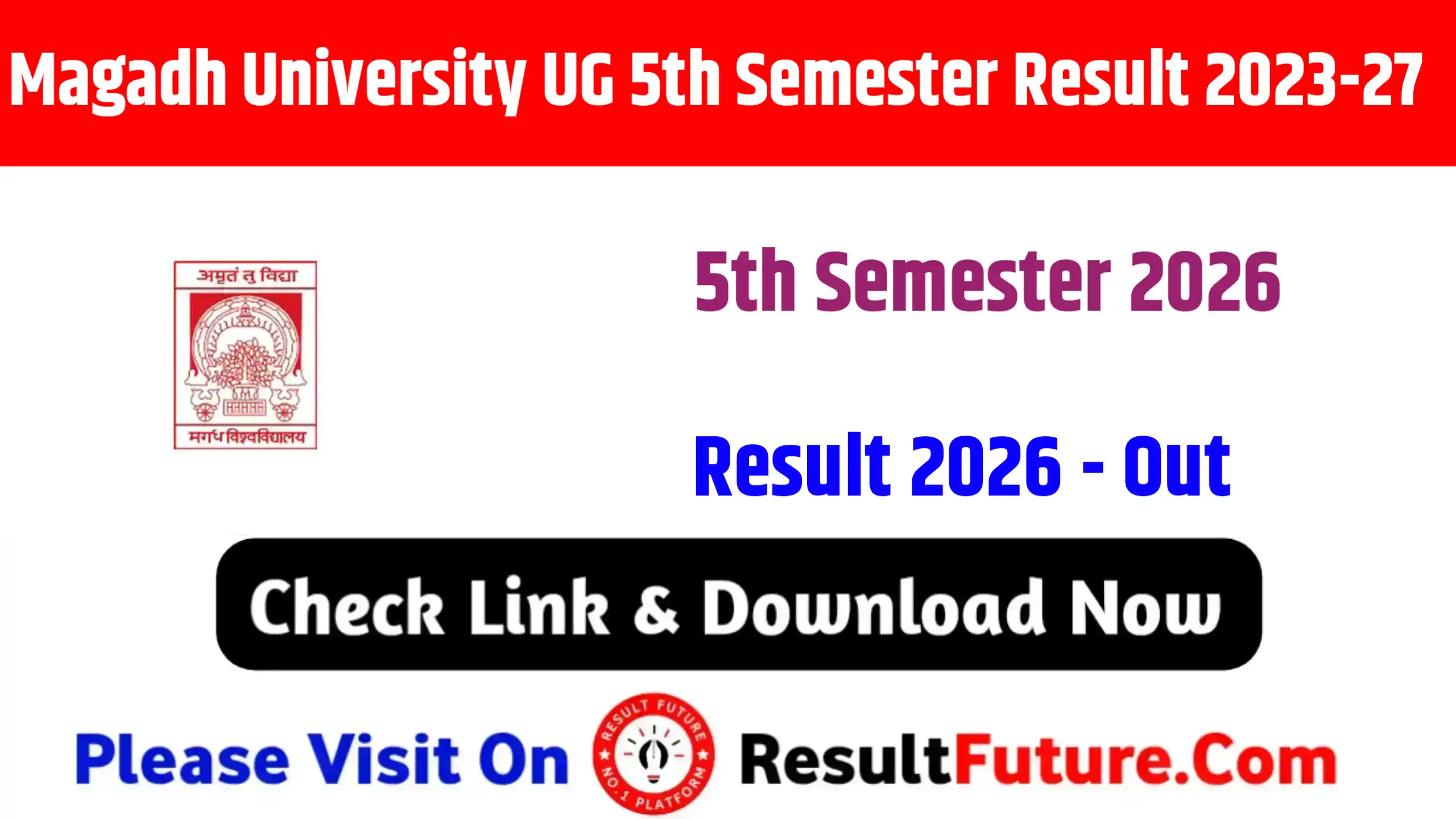 Magadh University UG 5th Semester Result 2023-27 - Semester 5 Result Out