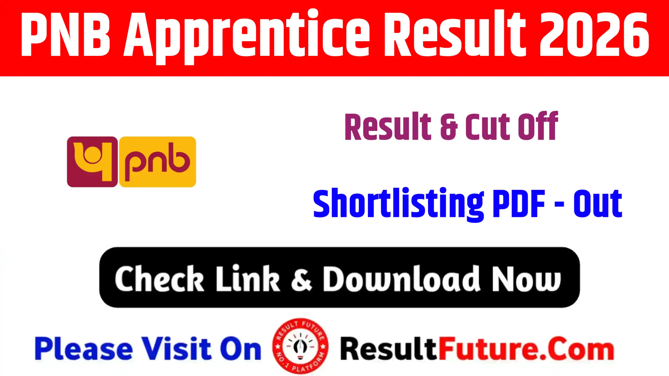 PNB Apprentice Result 2026: Result & Cut Off Check Now