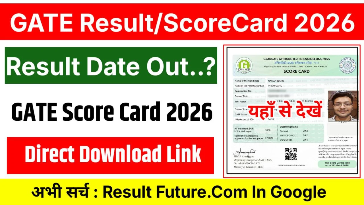IIT GATE Result 2026