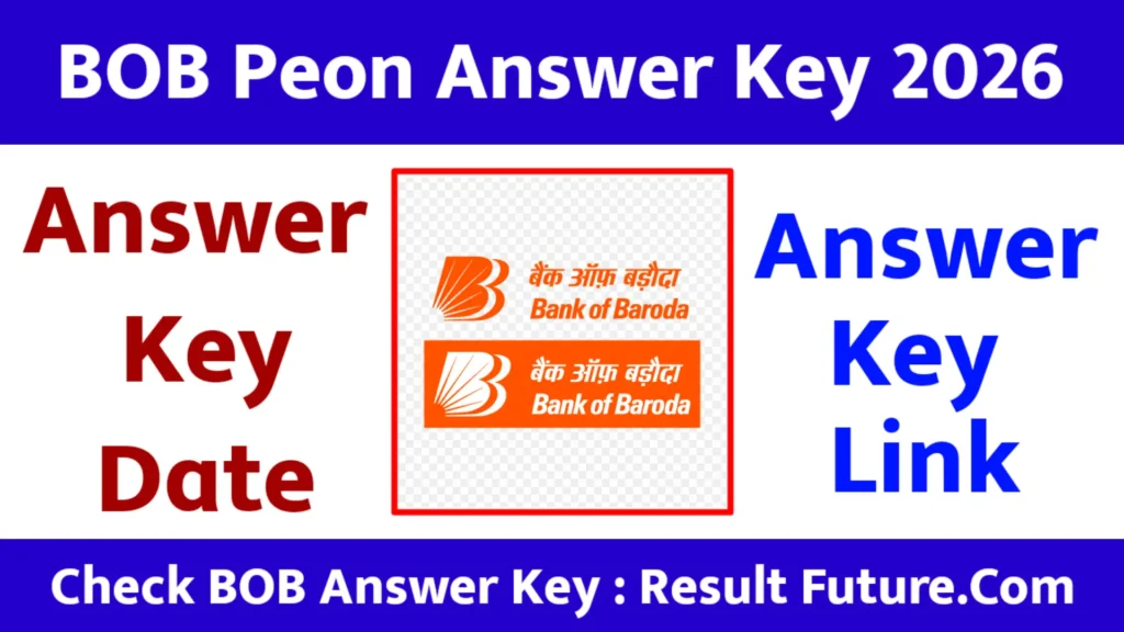 BOB Peon Answer Key 2026