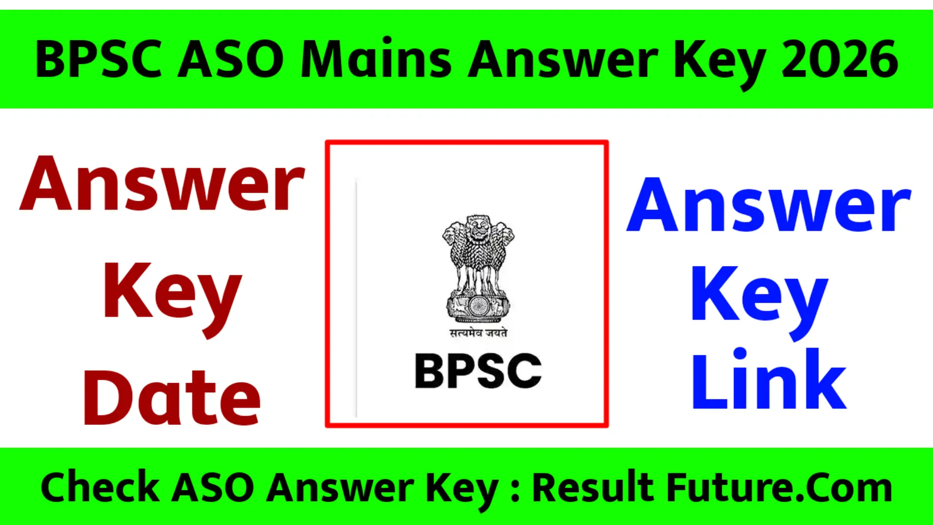 BPSC ASO Mains Answer Key 2026