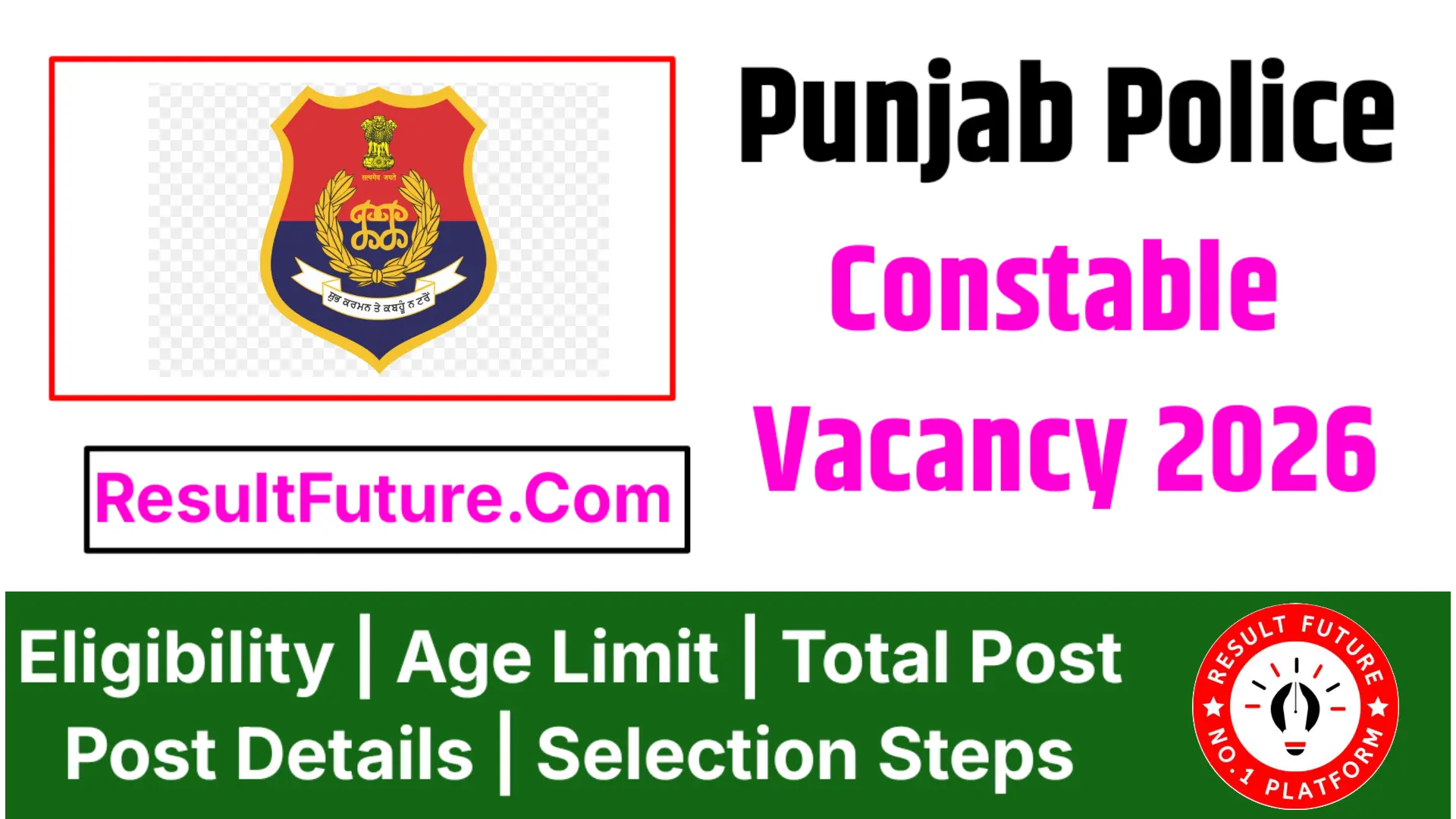 Punjab Police Recruitment 2026