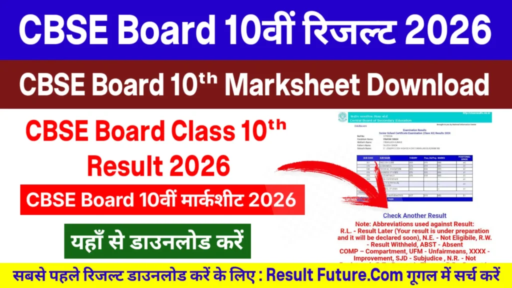 CBSE Class 10th Result 2026