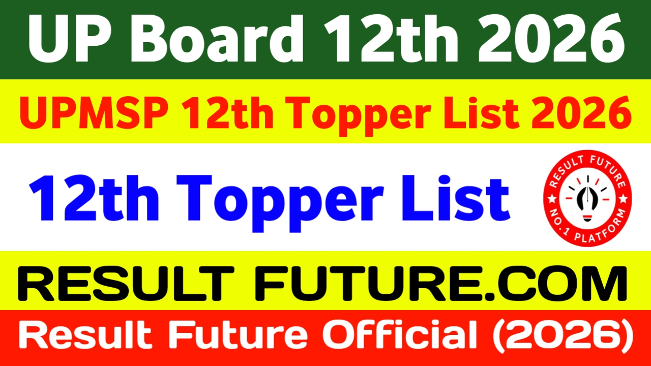 UP Board 12th Toppers List 2026