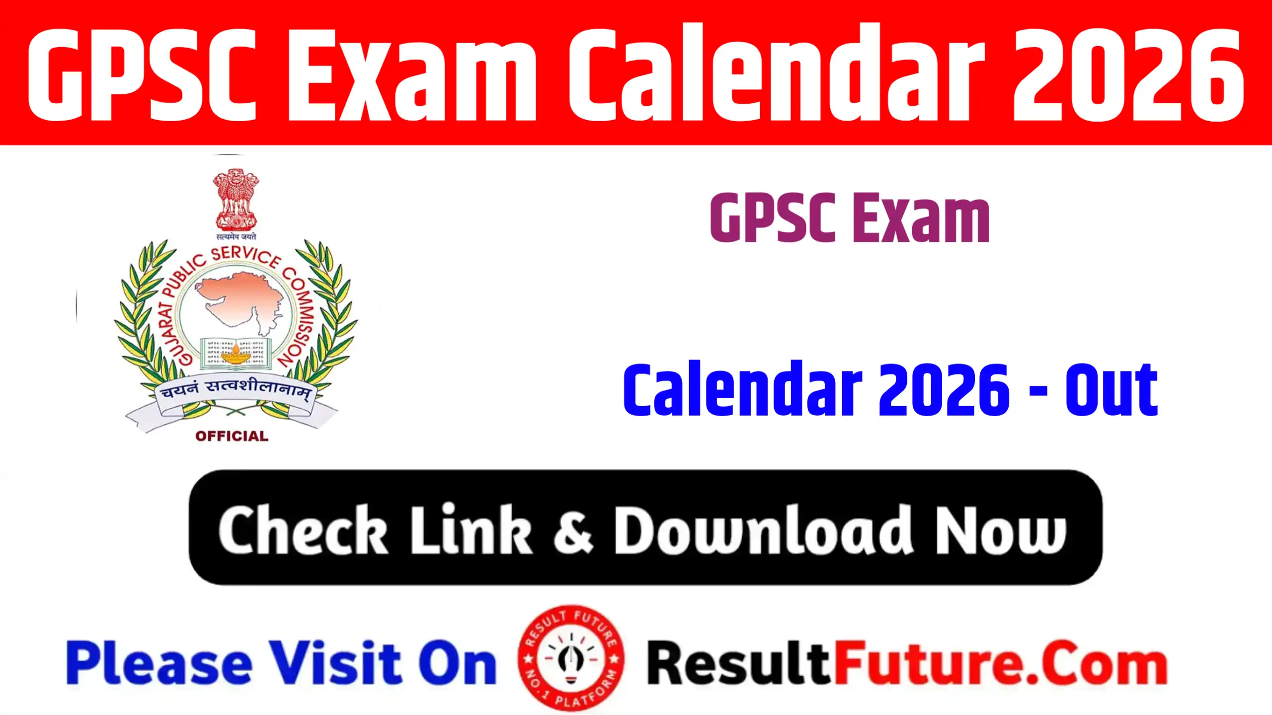 GPSC Exam Calendar 2026