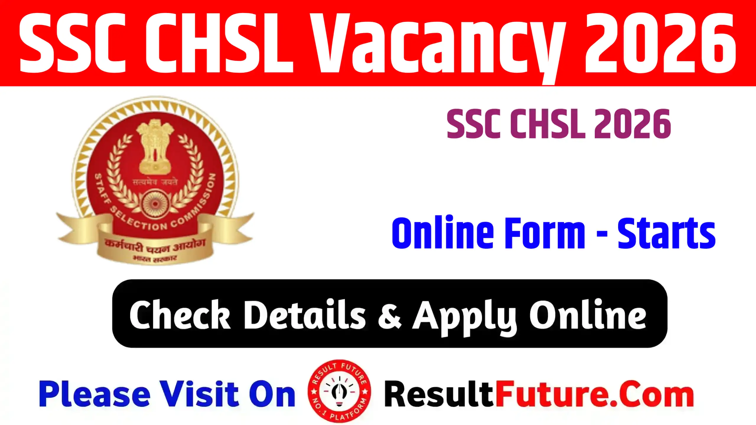 SSC CHSL Vacancy 2026: Notification & Apply Online Link