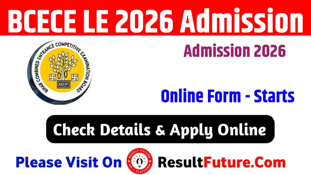 BCECE LE 2026 Admission