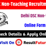 Delhi DSC Non-Teaching Recruitment 2026