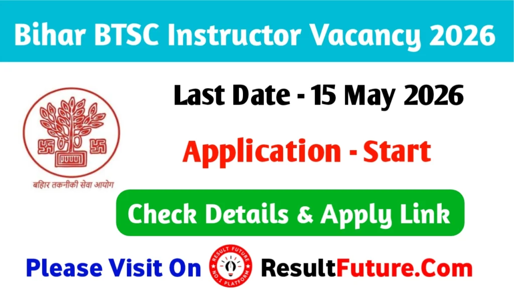 Bihar BTSC Instructor Recruitment 2026