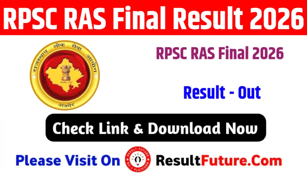 RPSC RAS Final Result 2026