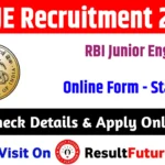 RBI Junior Engineer JE Recruitment 2026 : Online Form Starts For JE Post