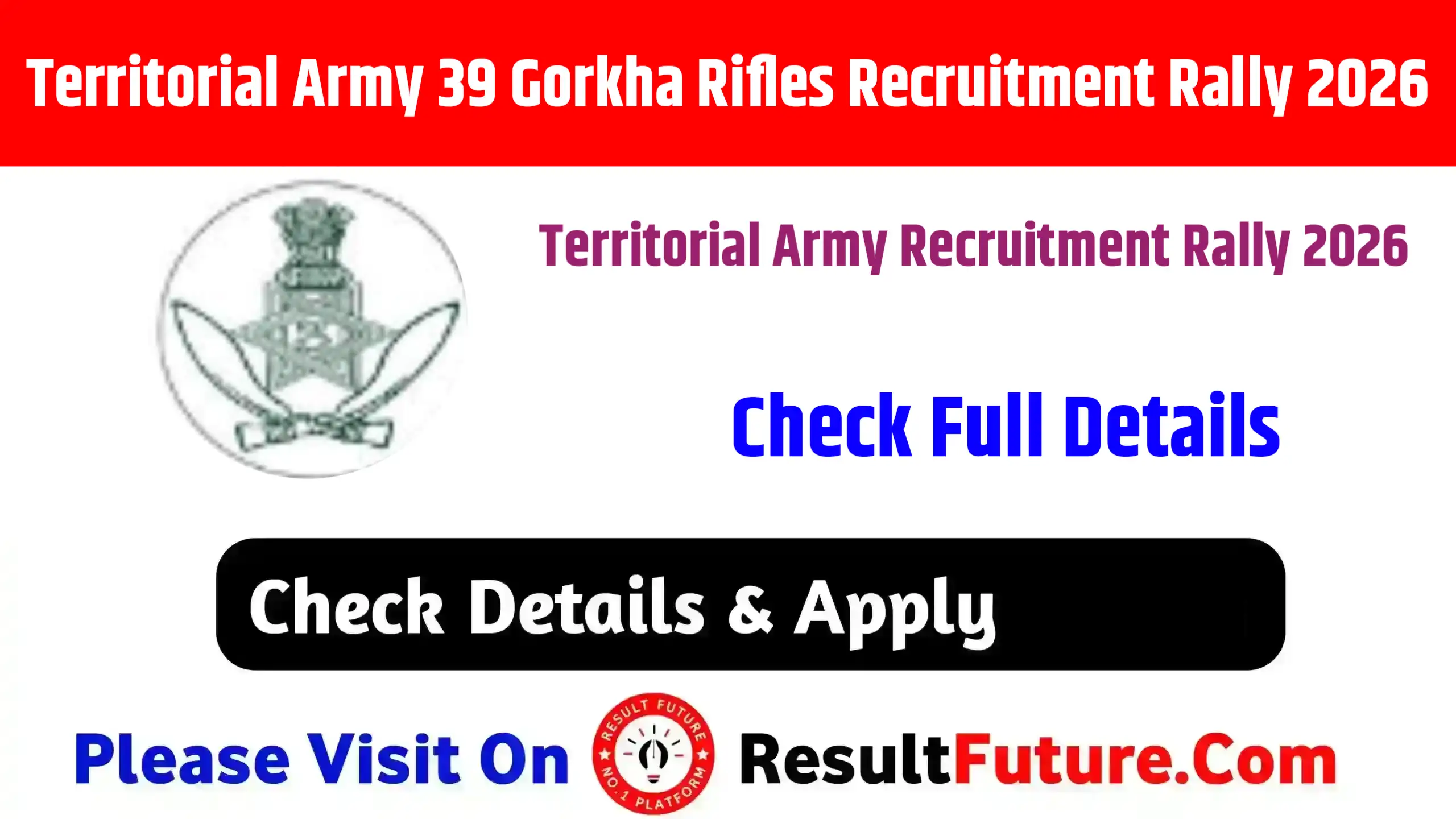 Territorial Army 39 Gorkha Rifles Recruitment Rally 2026
