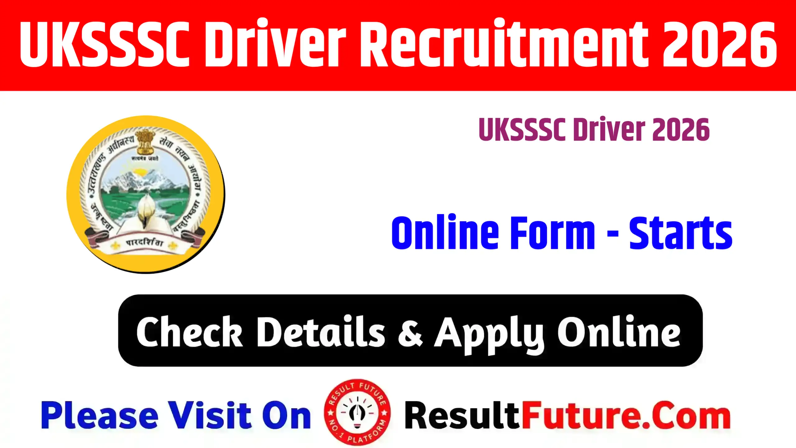 UKSSSC Driver Recruitment 2026