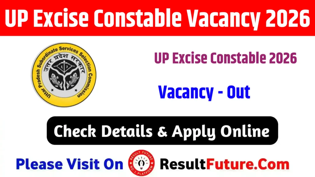 UP Excise Constable Vacancy 2026 Online Form Start For 722 Post ...