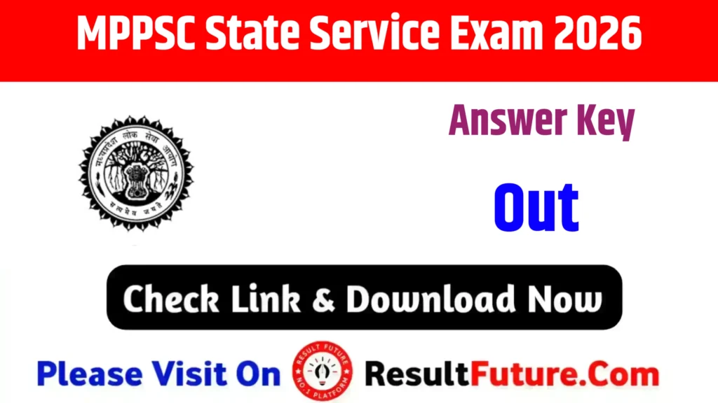 MPPSC State Service Exam SSE Answer Key 2026