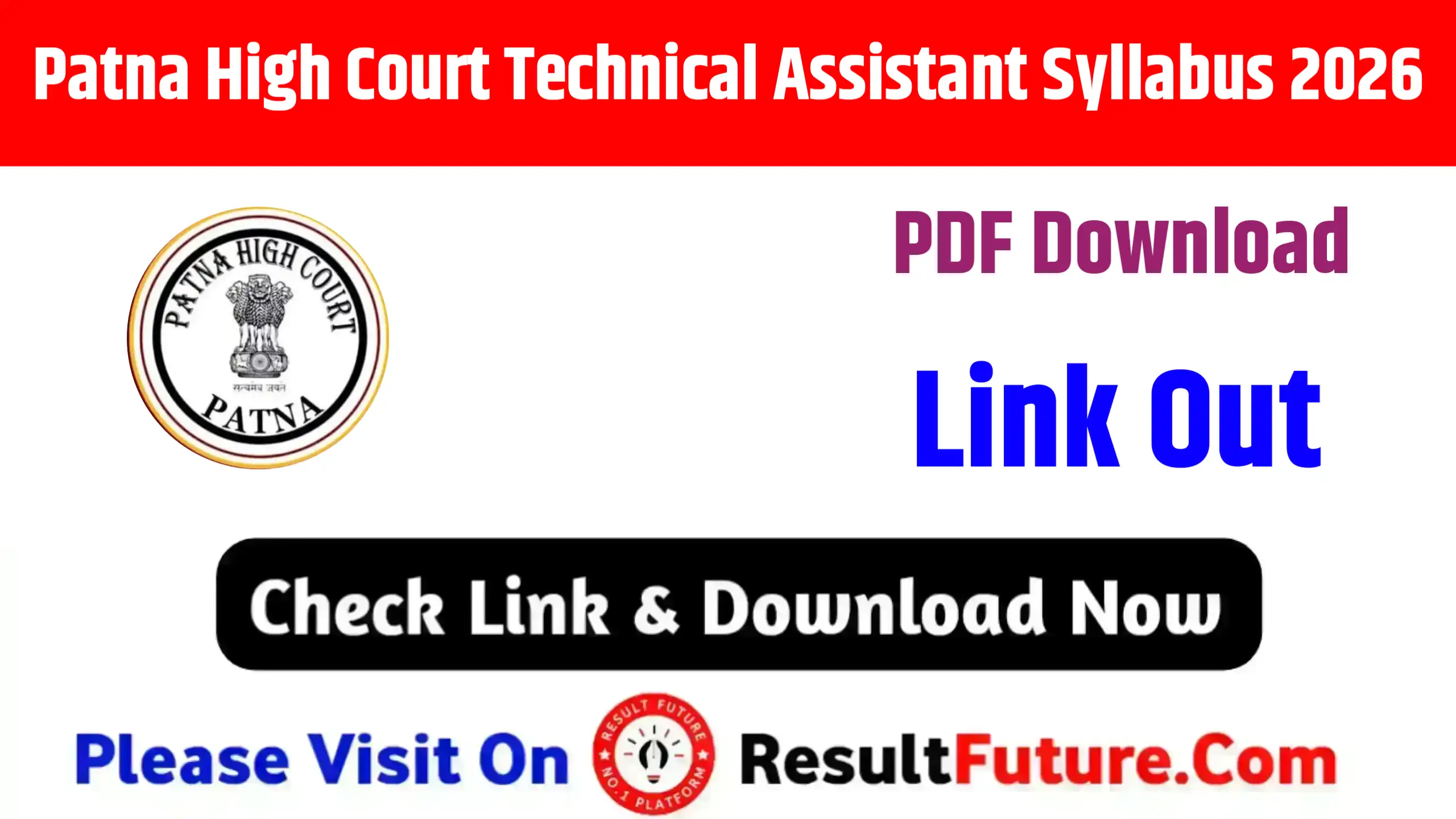 Patna High Court Technical Assistant Syllabus 2026 : PDF Download Link