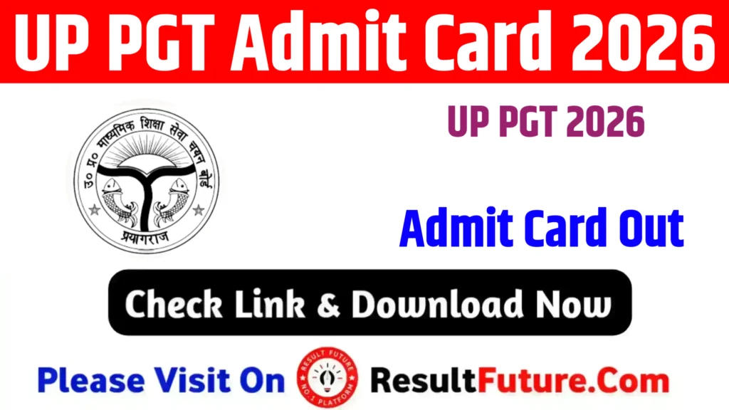 UP PGT Admit Card 2026