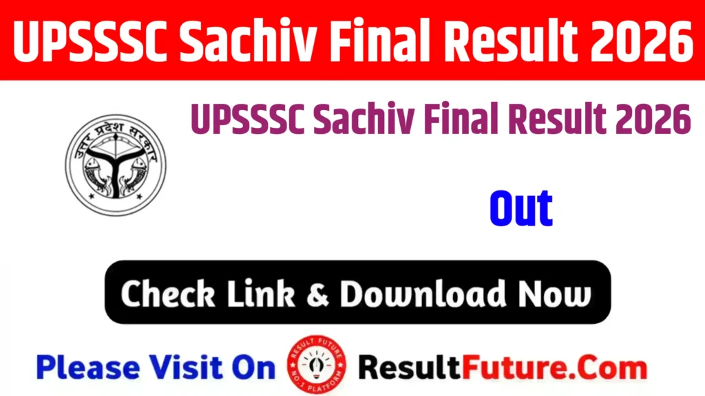 UPSSSC Sachiv Final Result 2026