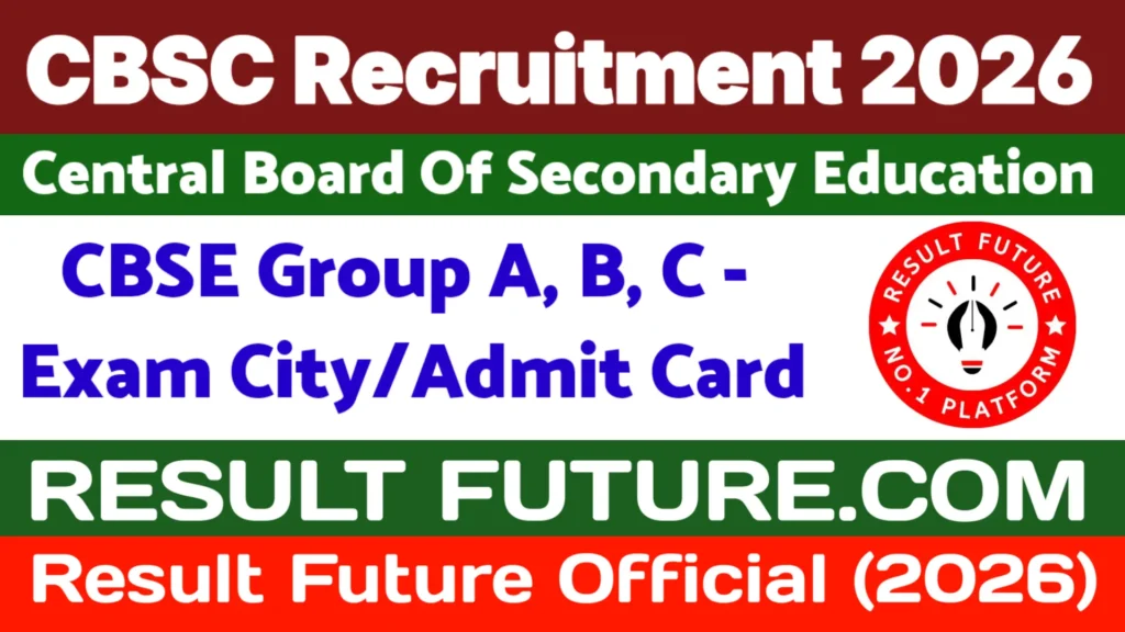 CBSE Recruitment Tier 2 Admit Card 2026