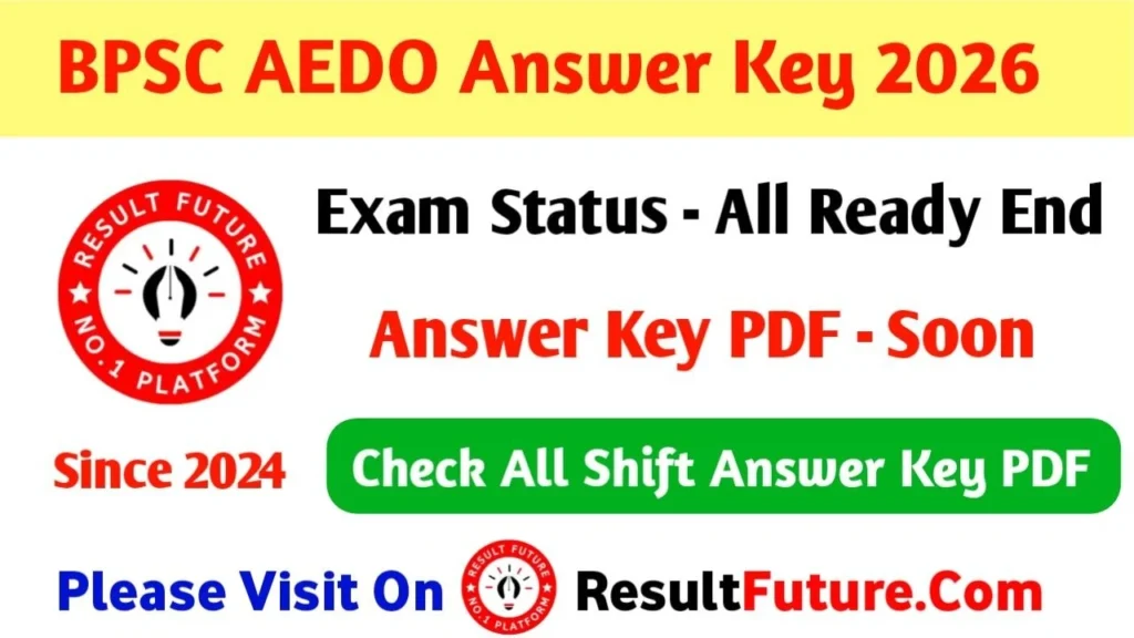 BPSC AEDO Answer Key 2026