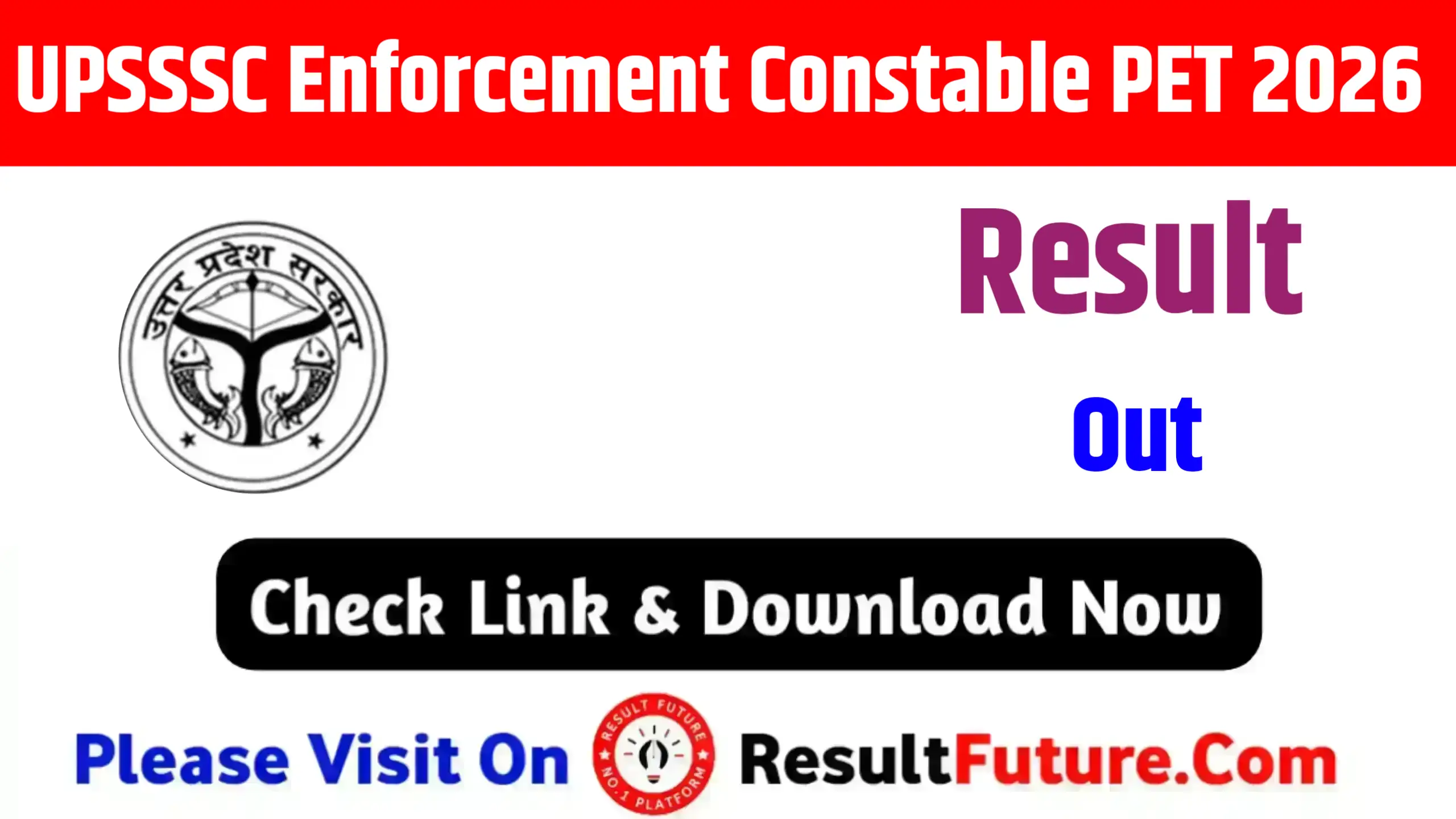 UPSSSC Enforcement Constable PET Result 2026 :