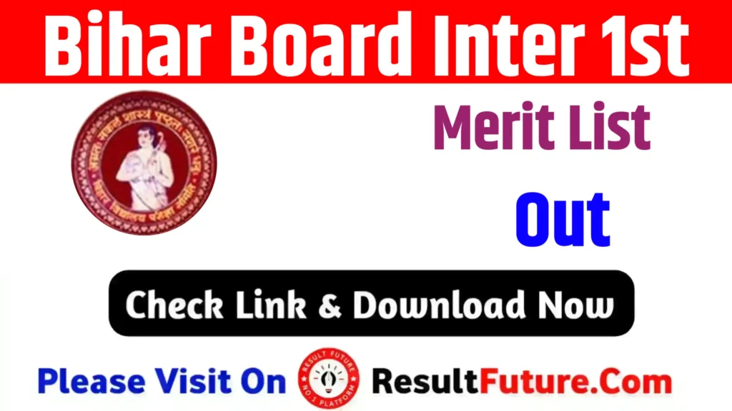 Bihar Board Inter 1st Merit List 2026