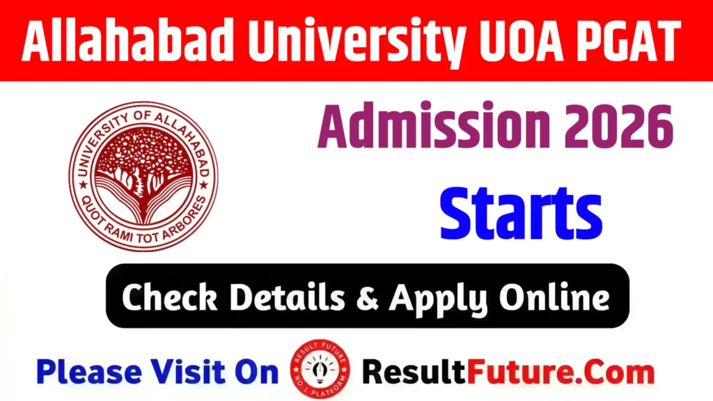 Allahabad University AU Pravesh PGAT I & PGAT II Admissions 2026