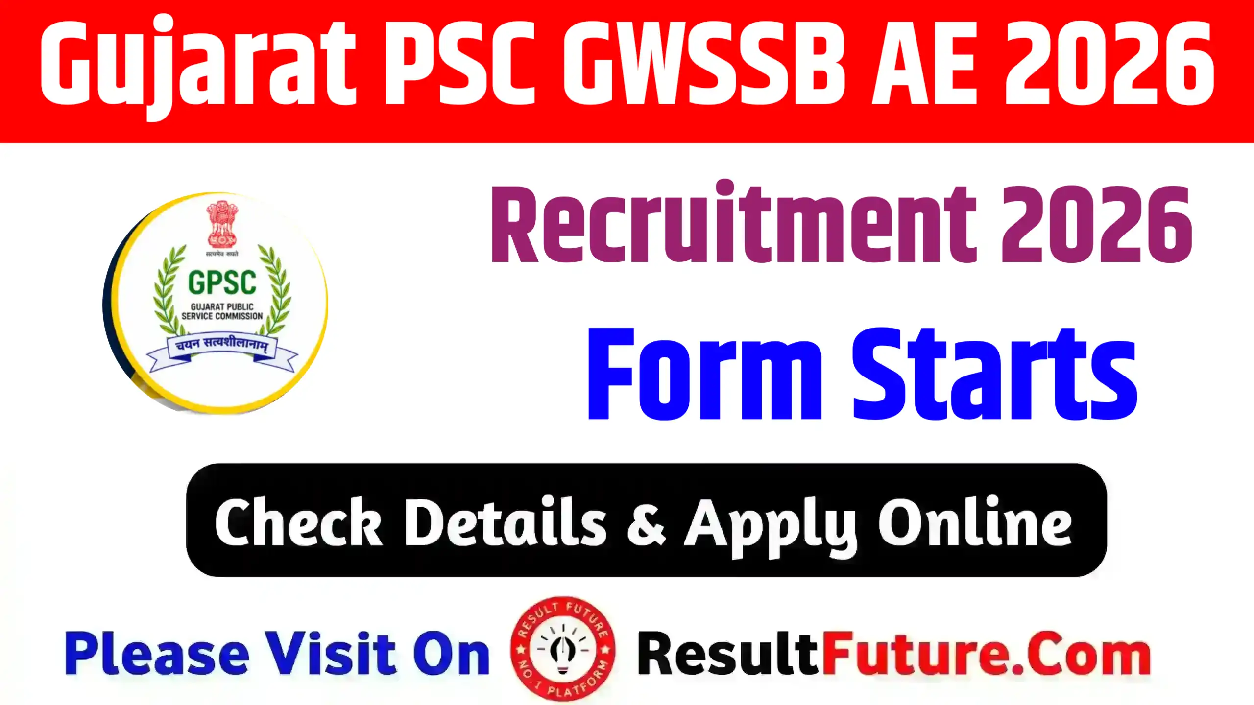 Gujarat PSC GWSSB AE Recruitment 2026
