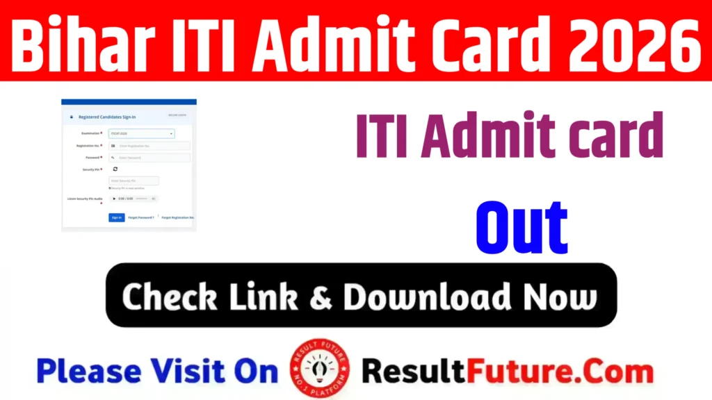Bihar ITI Admit Card 2026
