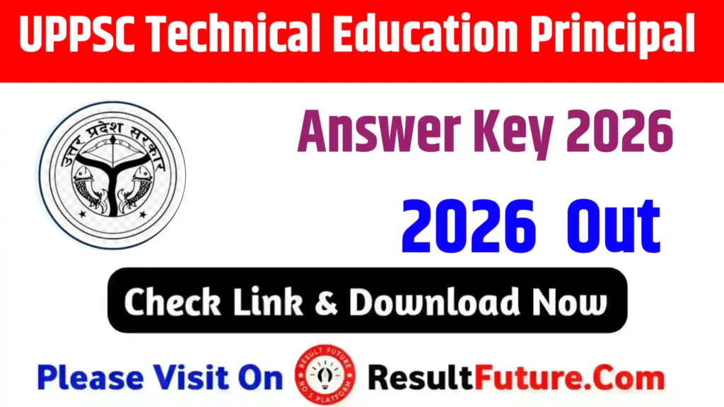 UPPSC Technical Education Principal Marking scheme 2026
