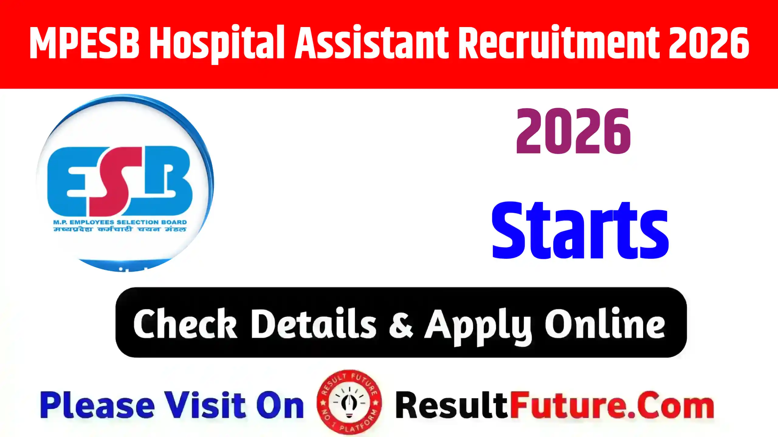 MPESB Hospital Assistant Recruitment 2026