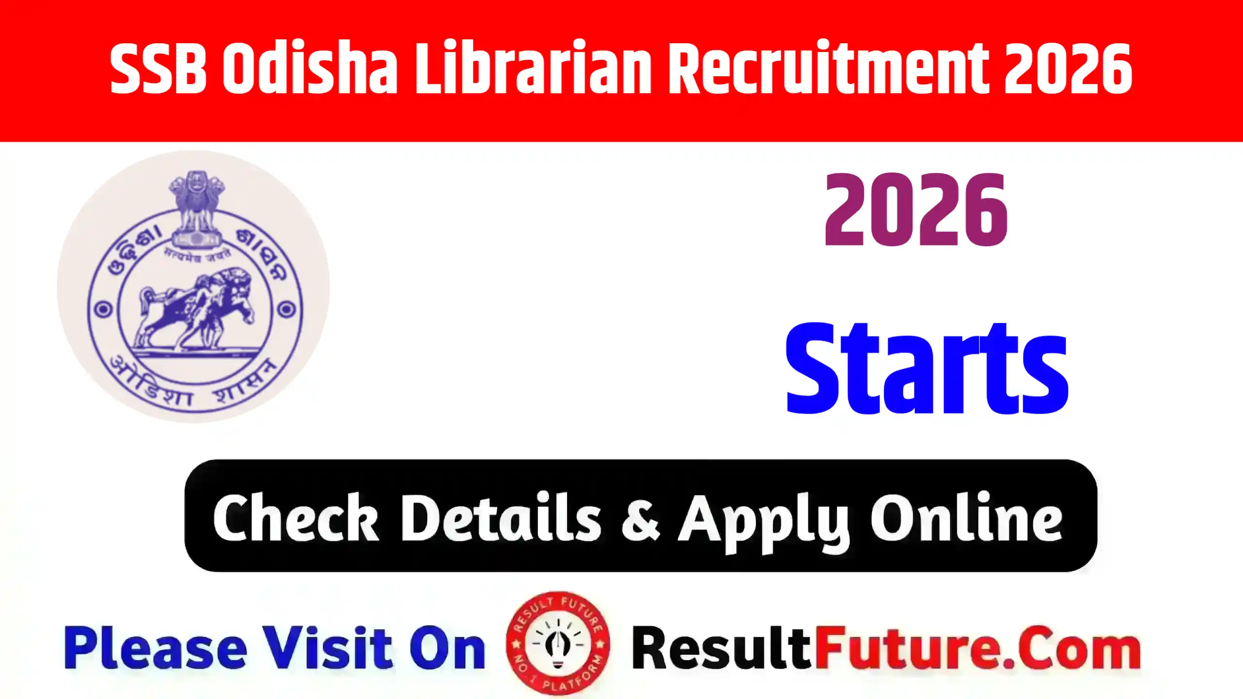 SSB Odisha Librarian Recruitment 2026