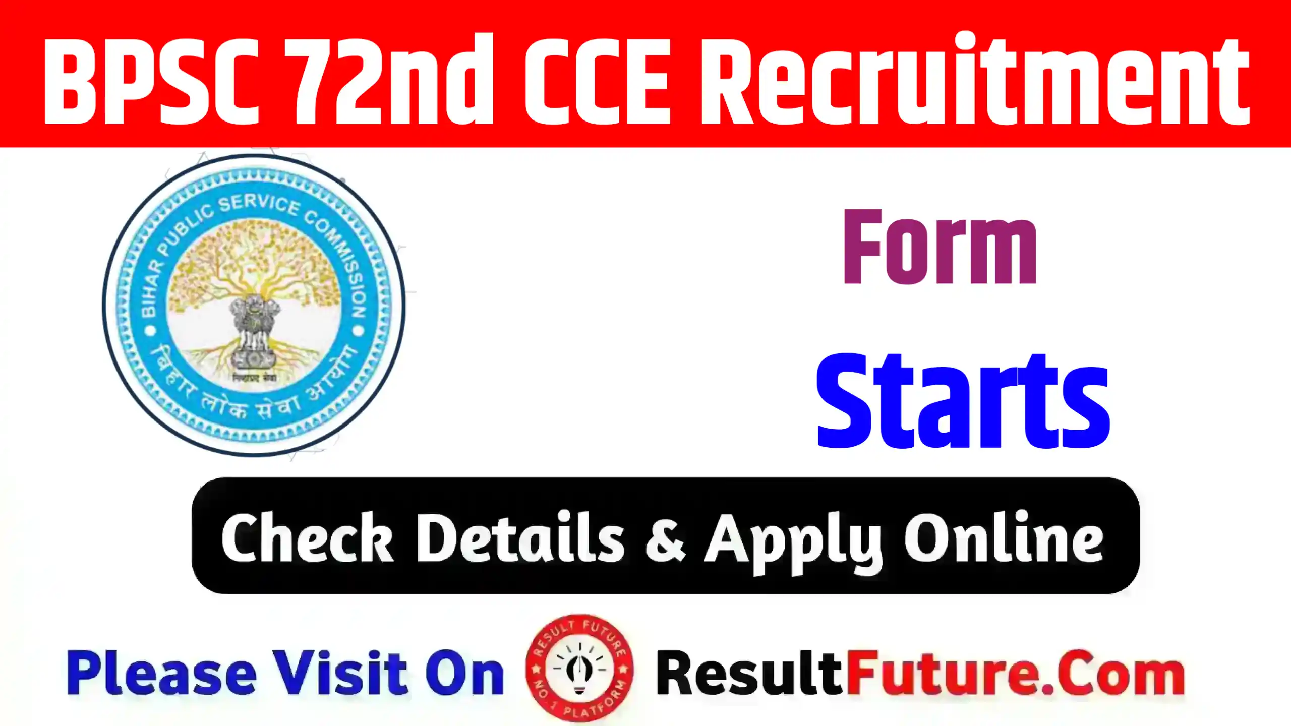 BPSC 72nd CCE Recruitment 2026
