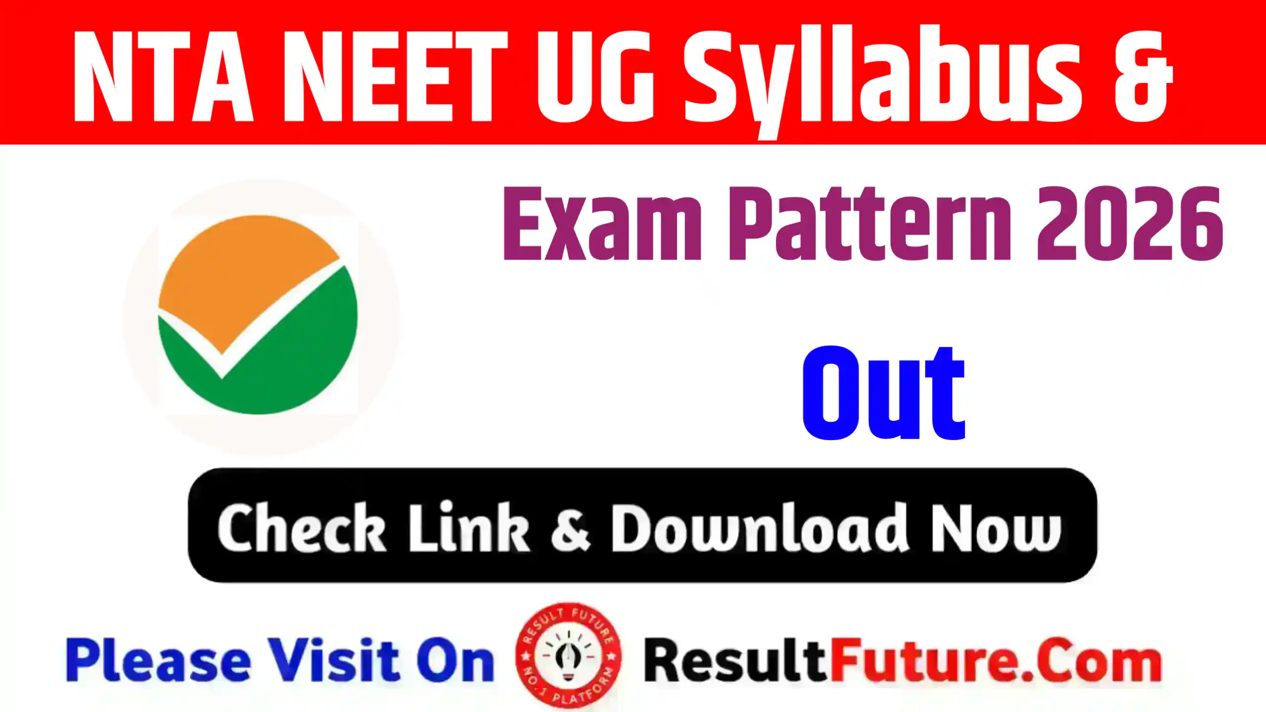 NTA NEET UG Syllabus & Exam Pattern 2026