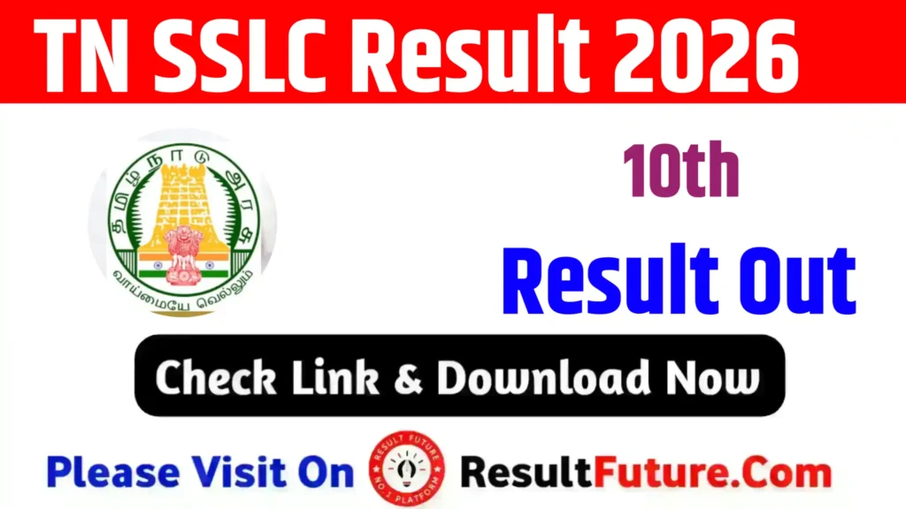 TN SSLC Result 2026 : Today Out