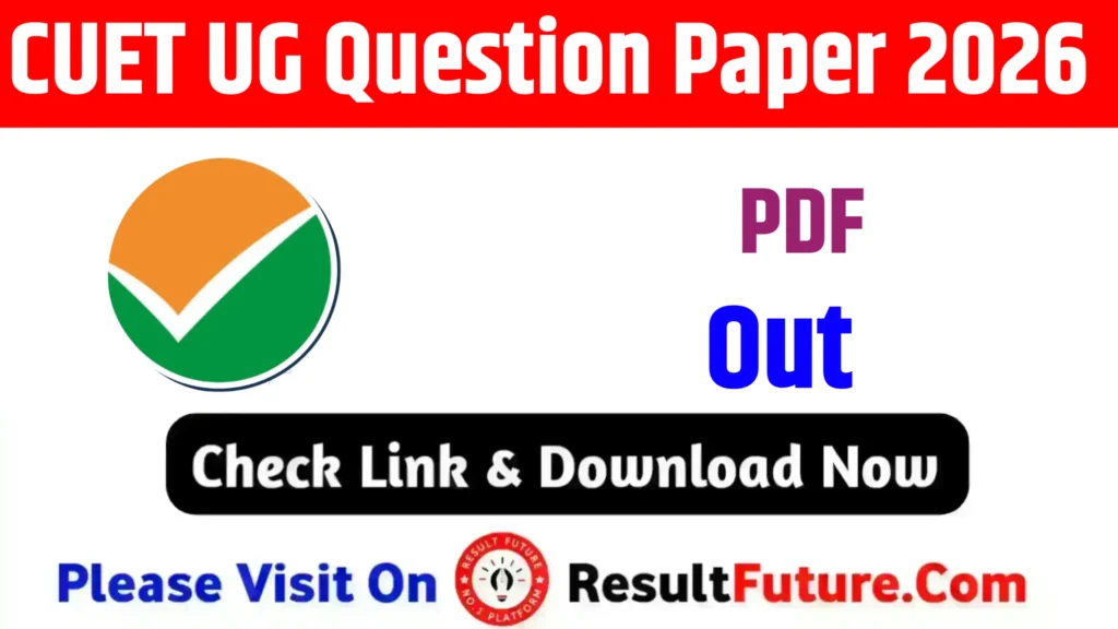 CUET UG Question Paper 2026