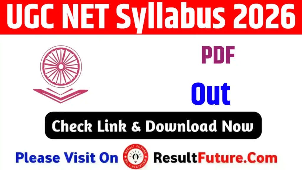 UGC NET Syllabus 2026