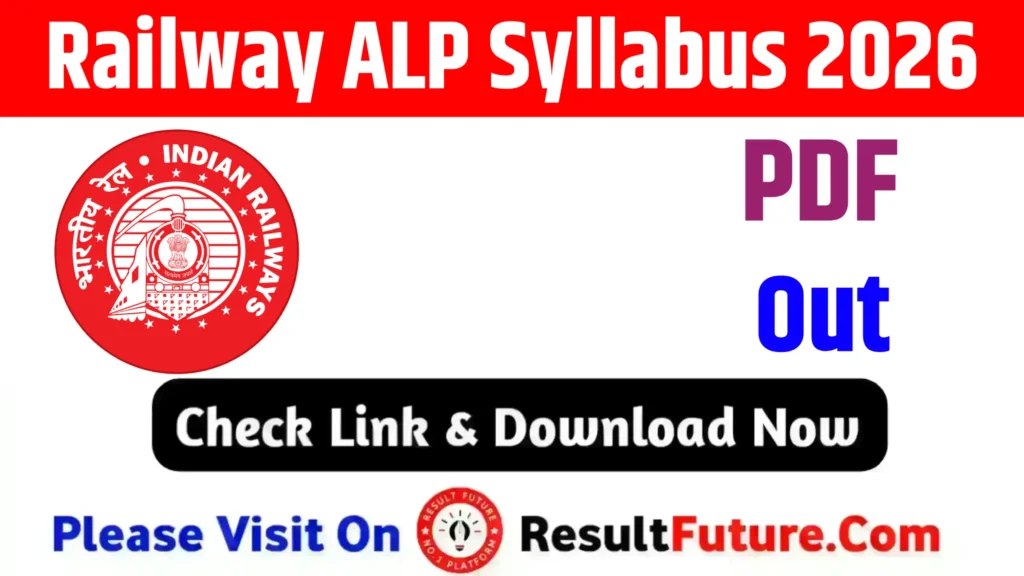 Railway ALP Syllabus 2026