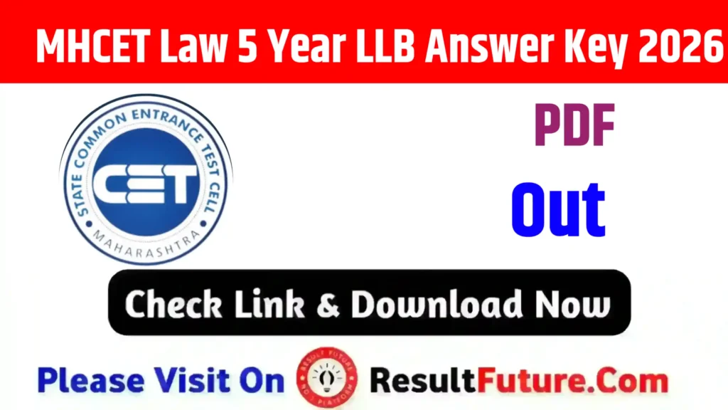 MHCET Law 5 Year LLB Answer Key 2026