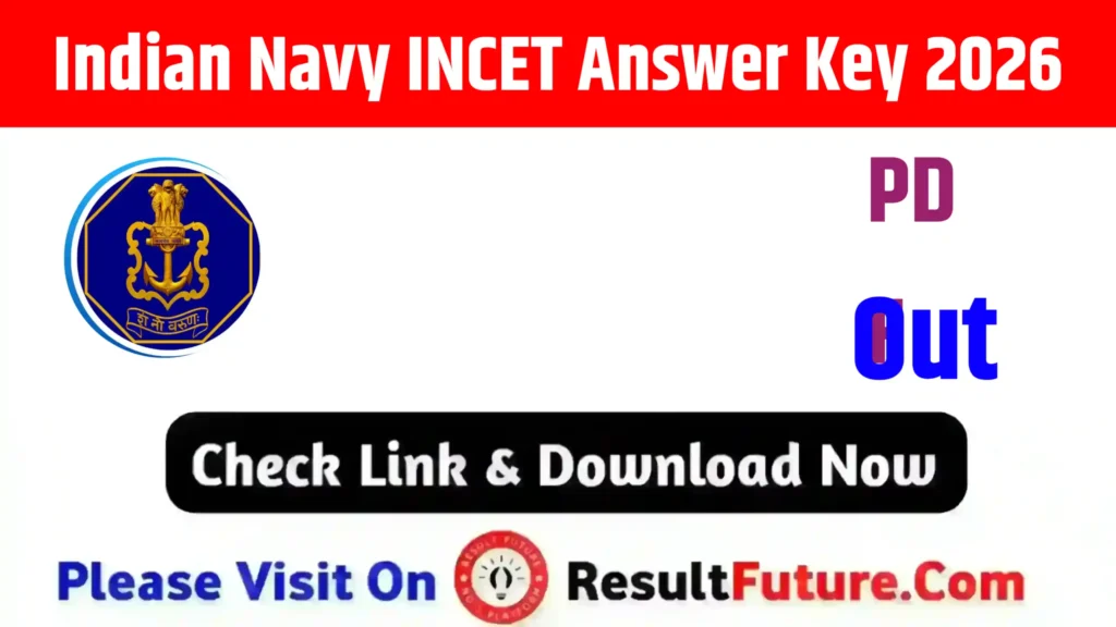 Indian Navy INCET Answer Key 2026 : Today Out