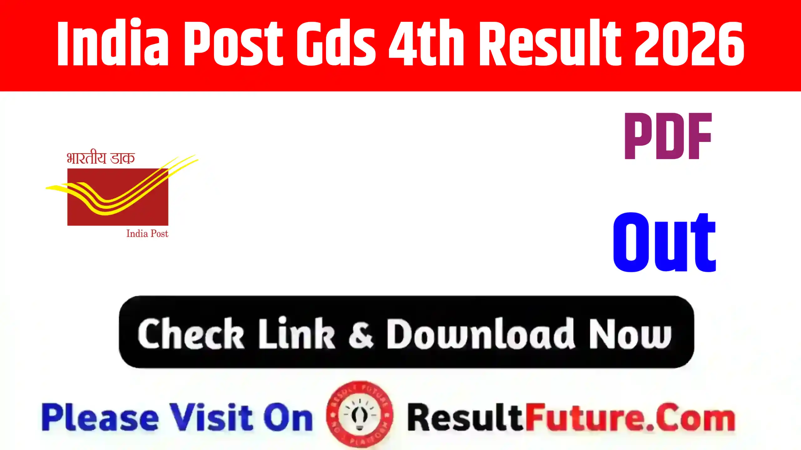 India Post Gds 4th Result 2026 : All State PDF Download